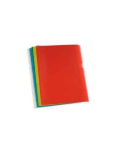 Bolsa Plastico em L A4 Transl Vermelho (90microns) Pack100un