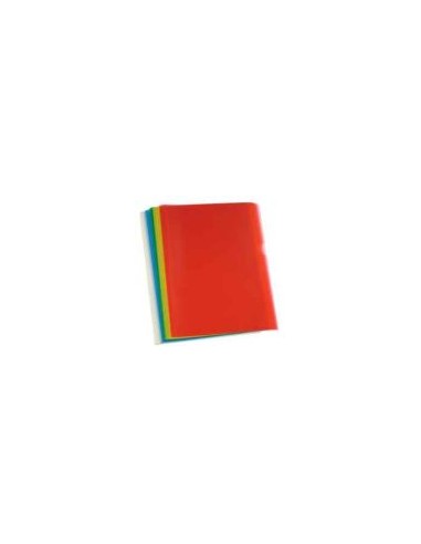 Bolsa Plastico em L A4 Transl Vermelho (90microns) Pack100un