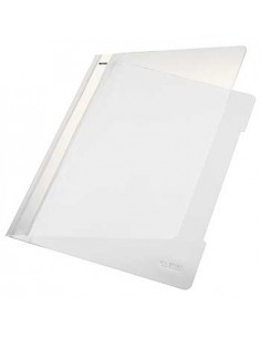 Classificador Plastico Capa Transp Leitz 4191 Branco Cx 25u