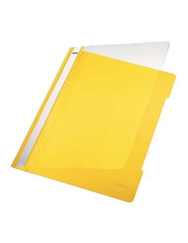 Classificador Plastico Capa Transp. Leitz 4191 Amarelo 25 un