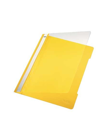 Classificador Plastico Capa Transp. Leitz 4191 Amarelo 25 un