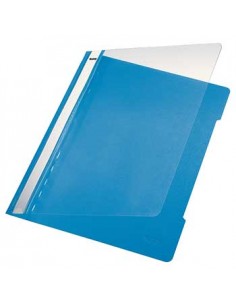 Classificador Plastico Capa Transp Leitz 4191 Azul Claro 25u