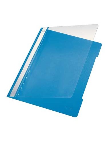 Classificador Plastico Capa Transp Leitz 4191 Azul Claro 25u