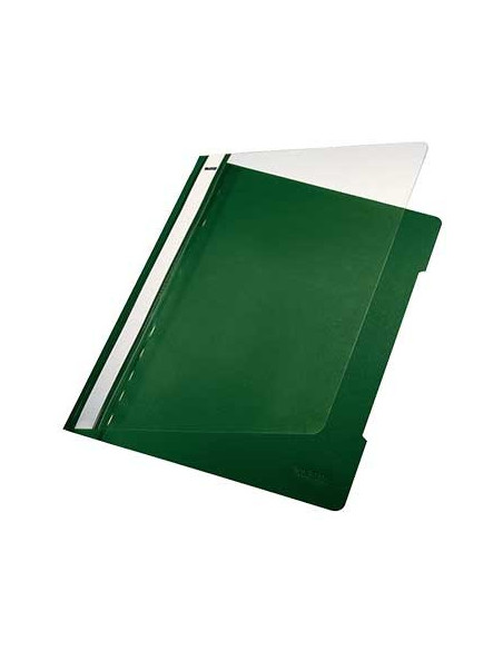 Classificador Plastico Capa Transp Leitz 4191 Verde Cx25un