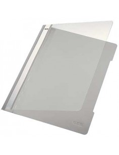 Classificador Plastico Capa Transp Leitz 4191 Cinza Cx25un