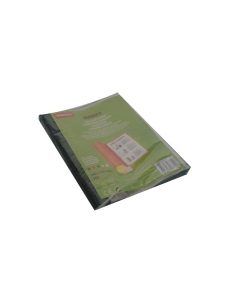 Classificador Plastico Capa Transparente c/Ferragem Verde 1u