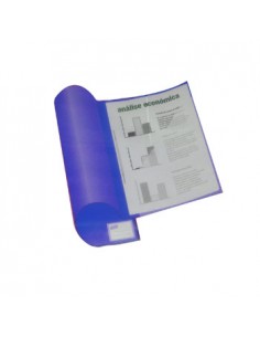 Classificador Plast Azul Capa Transp c/Ferragem Pack 10