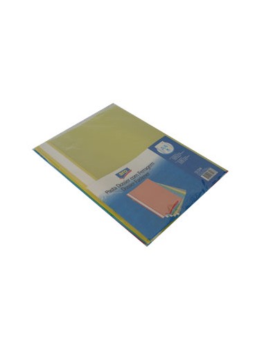 Classificador Plastico Capa Transp c/Ferragem Pack 5 sortido