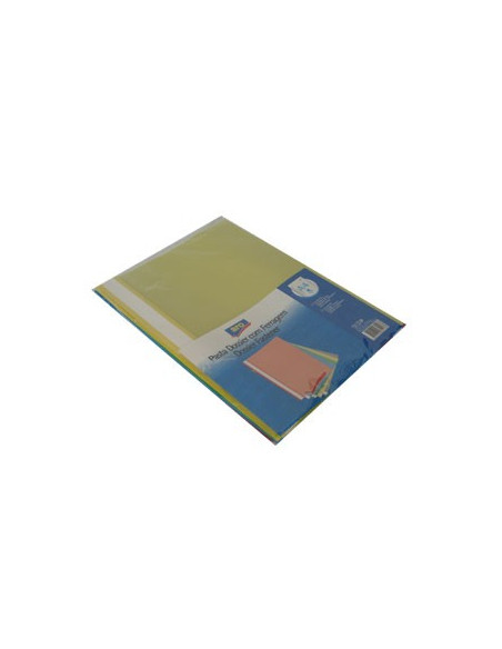 Classificador Plastico Capa Transp c/Ferragem Pack 5 sortido