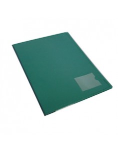Dossier Plastico 2000 c/Mola 134PL Verde Opaco