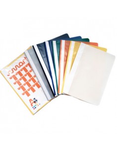 Classificador Plastico PP Capa Transparente Cinza 1 un