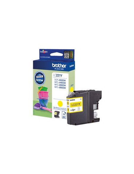 Tinteiro DCPJ562DW/MFCJ480DW/MFCJ880DW Amarelo