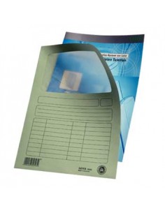 Pastas Protocolo (3950-00-50)com Janela Verde Cx 100un