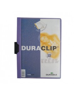 Classificador Clip Lateral Durable 2200 Lilas-1un