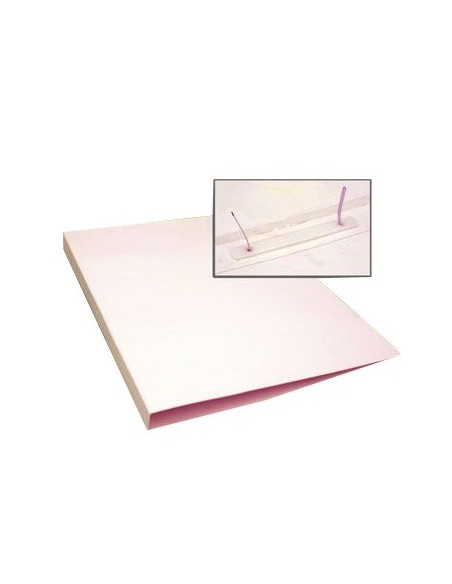 Dossier Cartolina Alto Brilho 350gr L10 c/Ferragem Branco