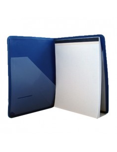 Porta Bloco c/ Bloco e Bolsa Interior Azul