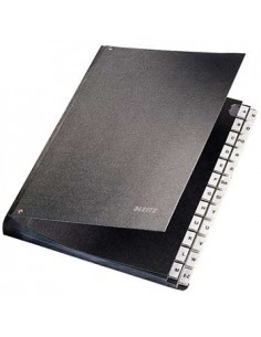 Pasta Assinaturas Leitz 5824 - A-Z Divisoes Preto