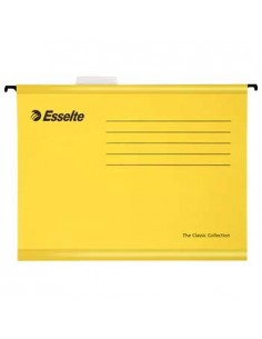 Capa Suspender Din A4 345mm  Amarelo 25un