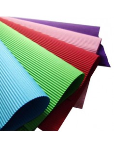 Folha Cartao Canelado Colorido 50x70cm Preto