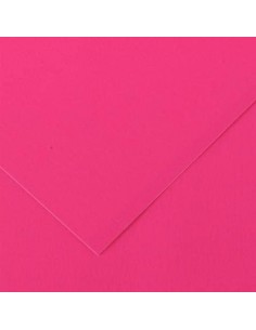 Cartolina 250gr 25Folhas 50x65cm Canson Iris Magenta Fluores