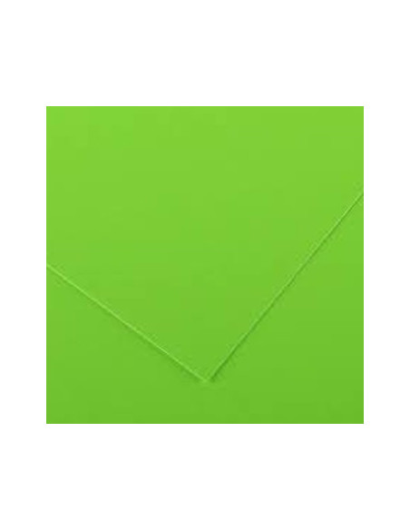 Cartolina 250gr 25Folhas 50x65cm Canson Iris Verde Fluores
