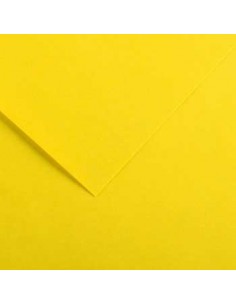 Cartolina 185gr 1 Folha 50x65cm Canson Iris Amarelo Canario