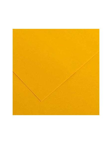 Cartolina 185gr 1 Folha 50x65cm Canson Iris Amarelo Torrado