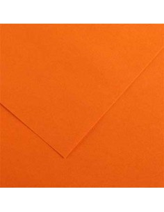 Cartolina 185gr 1 Folha 50x65cm Canson Iris Laranja
