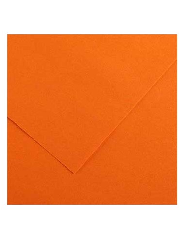 Cartolina 185gr 1 Folha 50x65cm Canson Iris Laranja