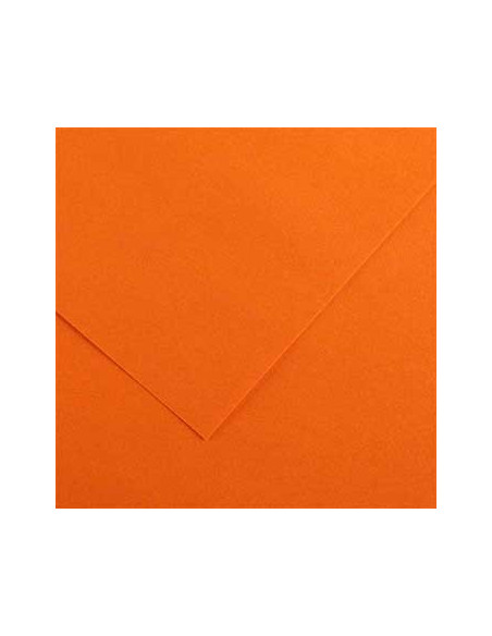 Cartolina 185gr 1 Folha 50x65cm Canson Iris Laranja