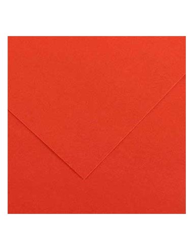 Cartolina 185gr 1 Folha 50x65cm Canson Iris Tomate