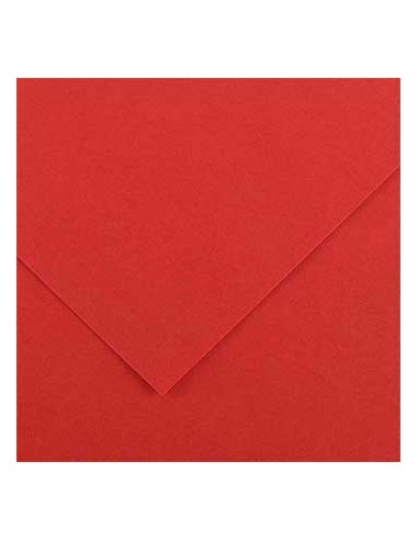 Cartolina 185gr 1 Folha 50x65cm Canson Iris Vermelho