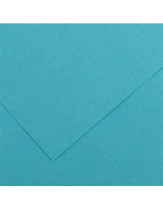 Cartolina 185gr 1 Folha 50x65cm Canson Iris Azul Turquesa