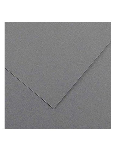 Cartolina 185gr 1 Folha 50x65cm Canson Iris Cinzento Chumbo