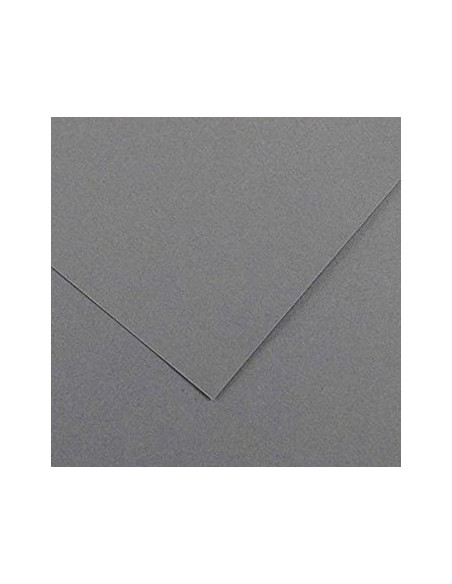 Cartolina 185gr 1 Folha 50x65cm Canson Iris Cinzento Chumbo