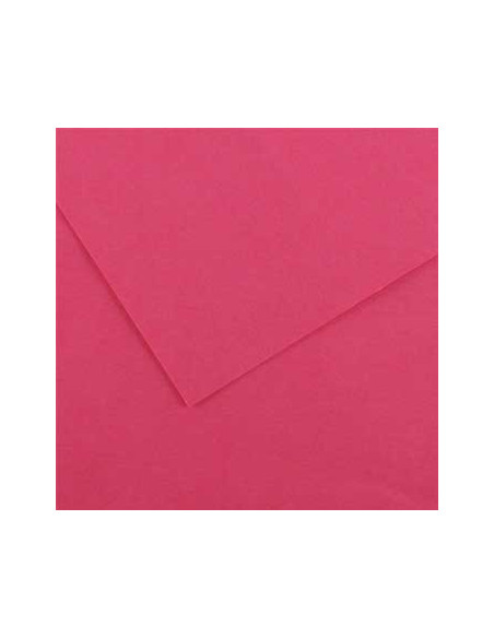 Cartolina 240gr 25Folhas 50x65cm Canson Iris Fucsia