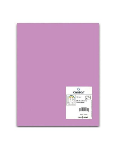 Cartolina 185gr 1 Folha 50x65cm Canson Iris Malva