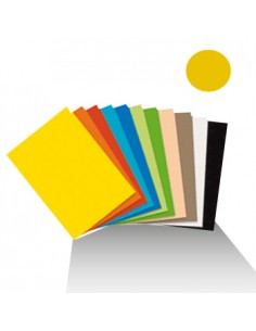 Cartolina 50x65cm 180gr 1 folha Amarelo Torrado (4E)