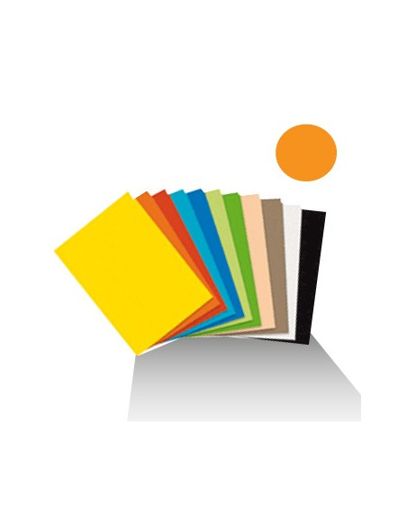 Cartolina 180gr 1 folha 50x65cm Laranja (6A)