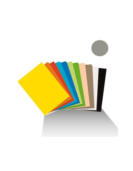 Cartolina 180gr 1 folha 50x65cm Cinzento Granito (9G)