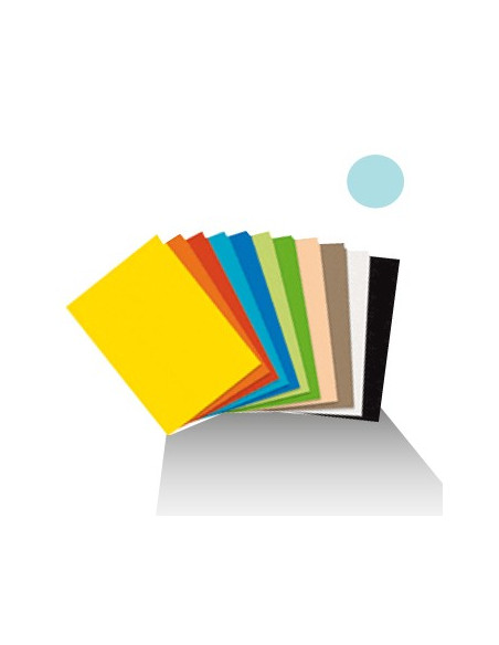 Cartolina 180gr 1 folha 50x65cm Azul Palido (5A)