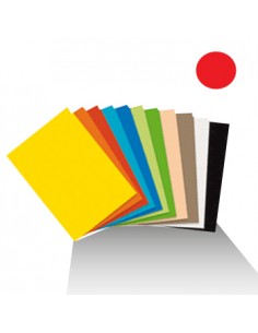 Cartolina 180gr 1 folha 50x65cm Vermelho