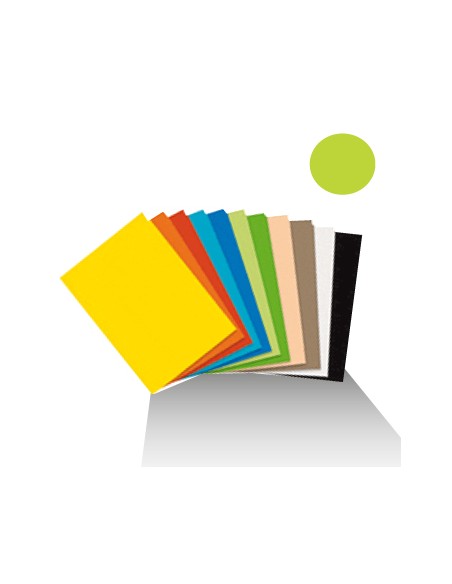Cartolina 180gr 1 folha 50x65cm Verde Lima (3N)