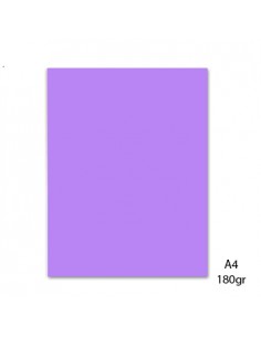 Cartolina 180gr 1 Folha A4 Lilas (7L)