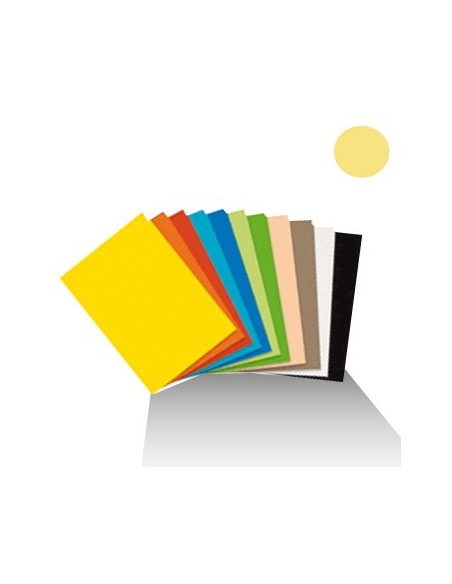 Cartolina 180gr 1 folha 50x65cm Amarelo Canario (4A)