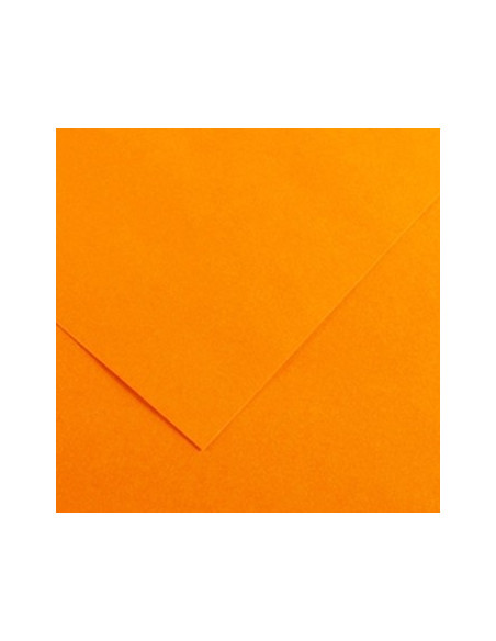 Cartolina 185gr 50 Folhas A3 Canson Iris Laranja