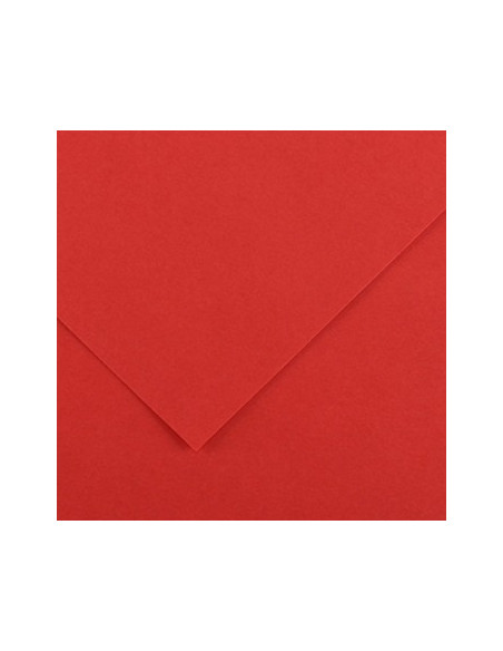 Cartolina 185gr 50 Folhas A3 Canson Iris Vermelho