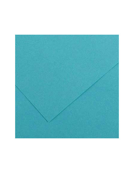 Cartolina 185gr 50 Folhas A3 Canson Iris Azul Turquesa