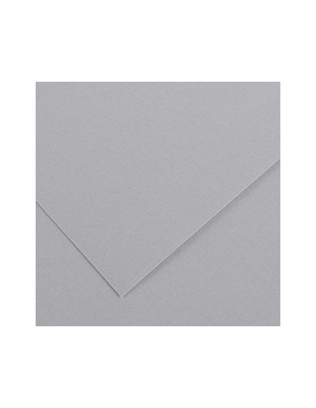 Cartolina 185gr 50 Folhas A3 Canson Iris Cinzento Perola