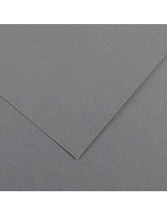 Cartolina 185gr 50 Folhas A3 Canson Iris Cinzento Chumbo